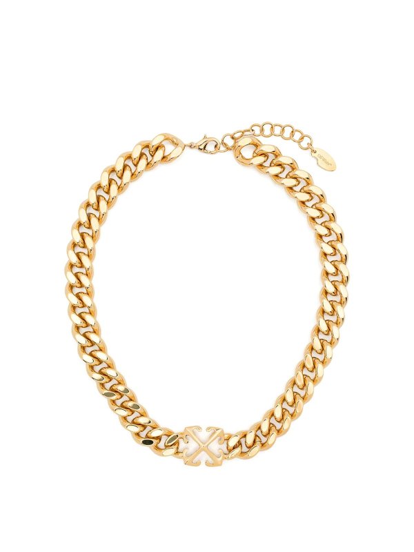 OFF-WHITE: Halsketten und Halsbänder - Halskette - Gold