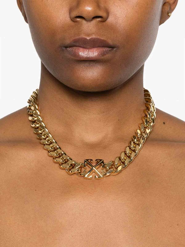 The Best Shops OFF-WHITE: Halsketten und Halsbänder - Halskette - Gold