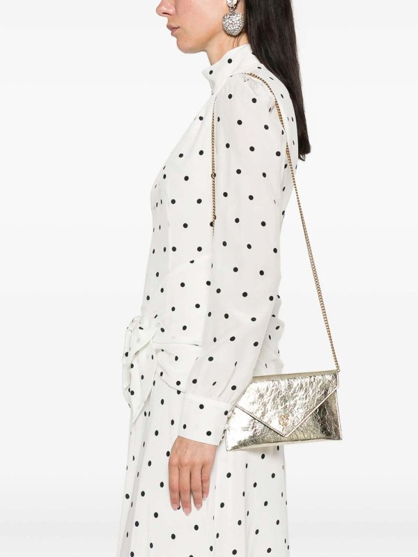 The Best Shops Pinko: Portefeuilles - Portefeuilles - Or