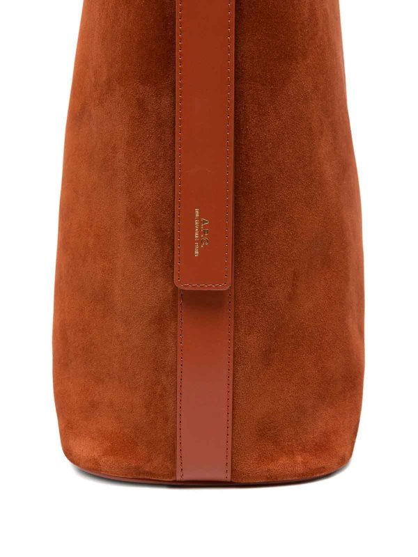 The Best Shops A.P.C.: Bolsos de hombro - Bolsa De Hombro - Naranja