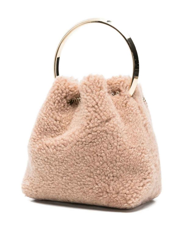 Bucket-Bag - Beige shop online: JIMMY CHOO