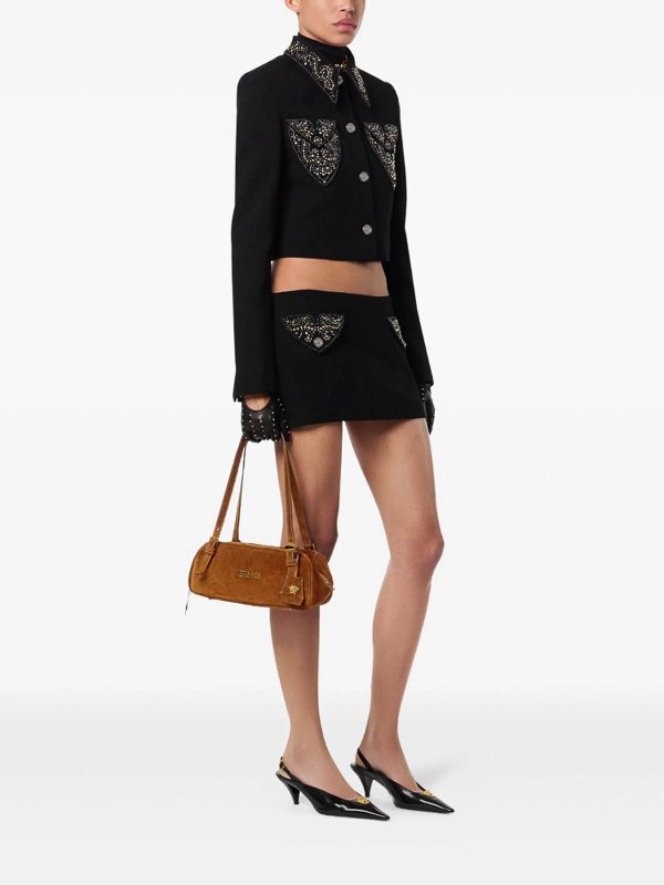 Sac Porté Épaule - Marron shop online: VERSACE