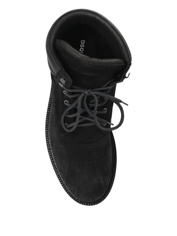 The Best Shops DSQUARED2: レースアップシューズ - 編み上げ靴 - 黒