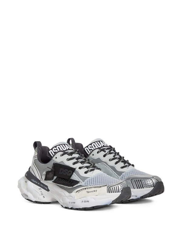 DSQUARED2: Chaussures de sport online - Baskets - Gris