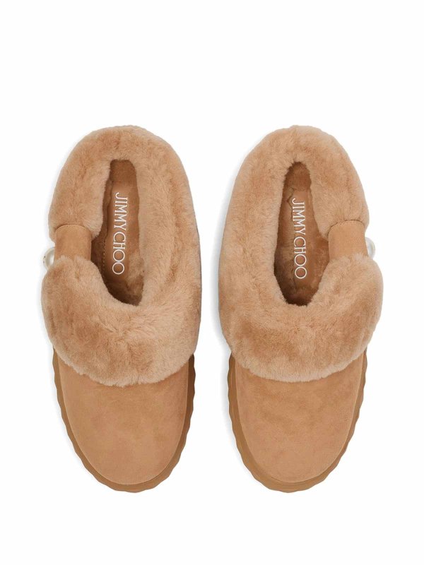 JIMMY CHOO: Zapatos chinelas online - Chinelas - Marrón