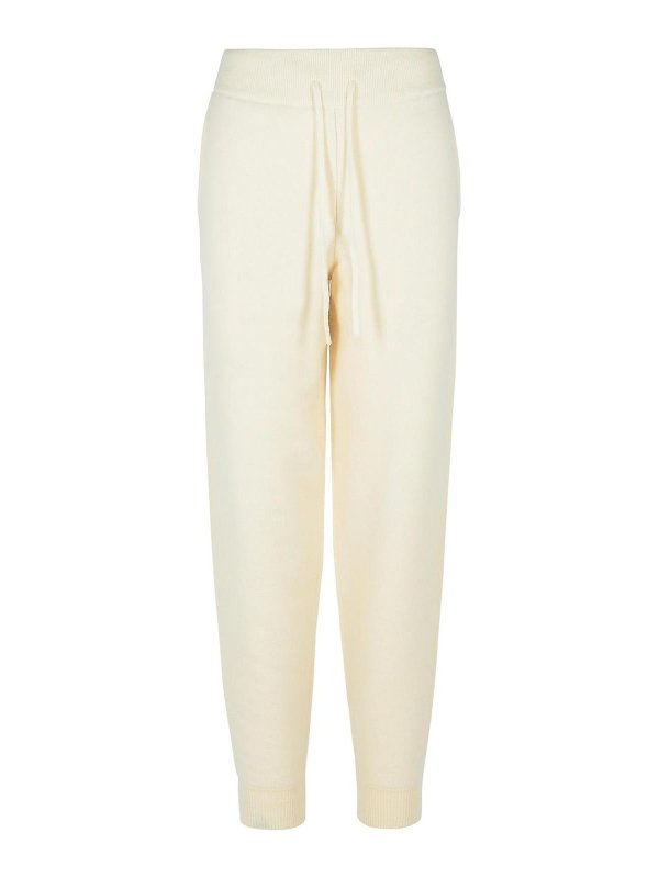 LOULOU STUDIO: Pantalons de survêtement  - Pantalons De Sport - Blanc