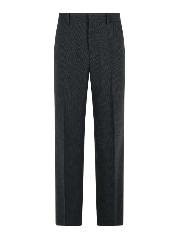 Acne Studios: Tailored & Formal trousers - Black Wool Blend Pants