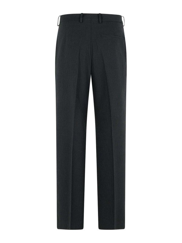Acne Studios: Tailored & Formal trousers online - Black Wool Blend Pants