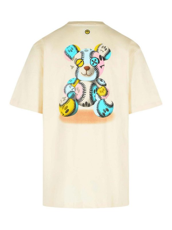 BARROW: t-shirt online - T-shirt in cotone crema