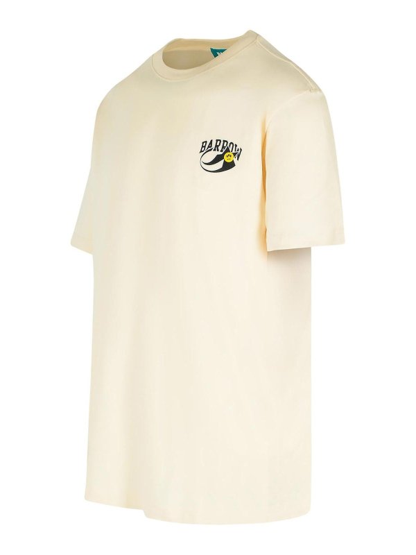 The Best Shops BARROW: t-shirt - T-shirt in cotone crema