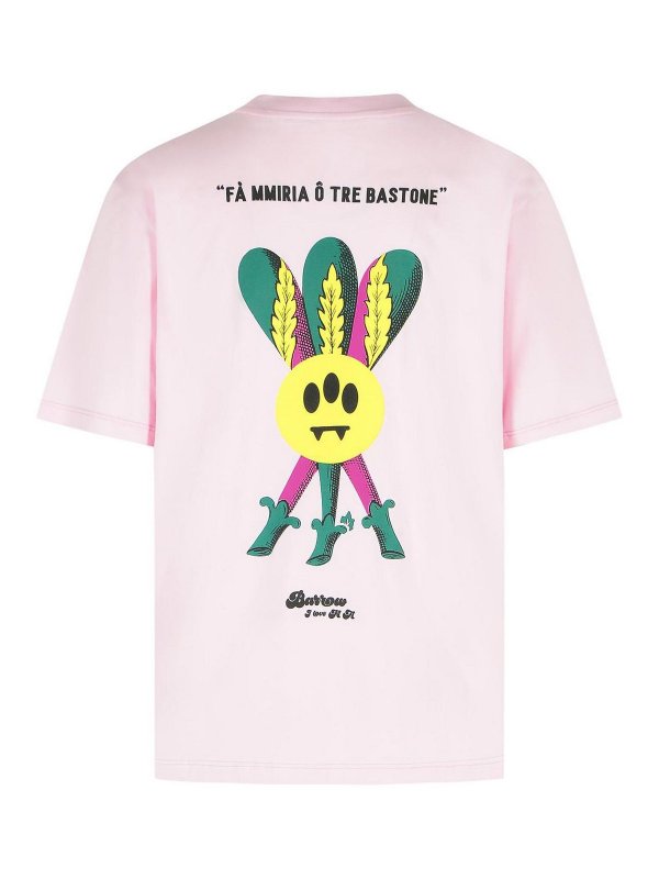 BARROW: t-shirts online - Pink Cotton T-Shirt