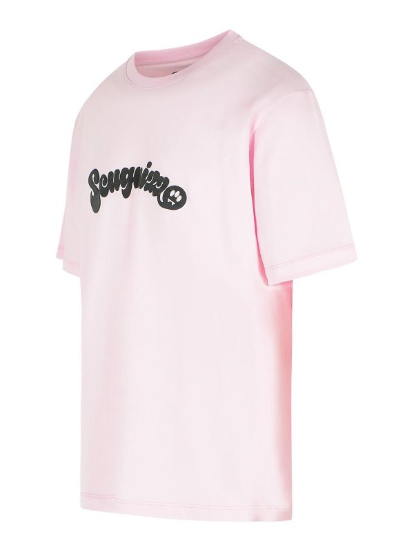 The Best Shops BARROW: t-shirts - Pink Cotton T-Shirt
