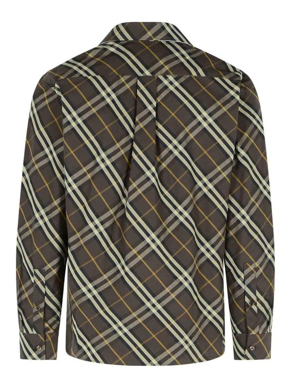 BURBERRY: shirts online - Brown Cotton Shirt