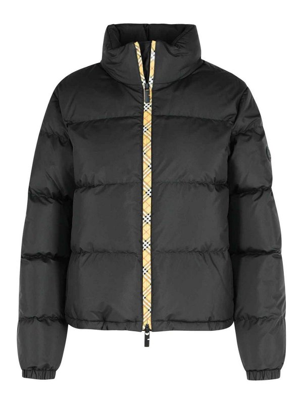 BURBERRY: padded jackets - Black Polyester Down Jacket