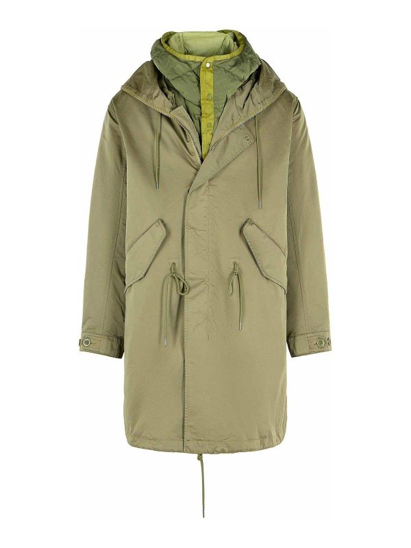 C.P. COMPANY: Parkas - Parka - Grün