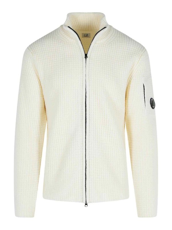 C.P. COMPANY: maglia collo rotondo - Maglione di miscela di lana d