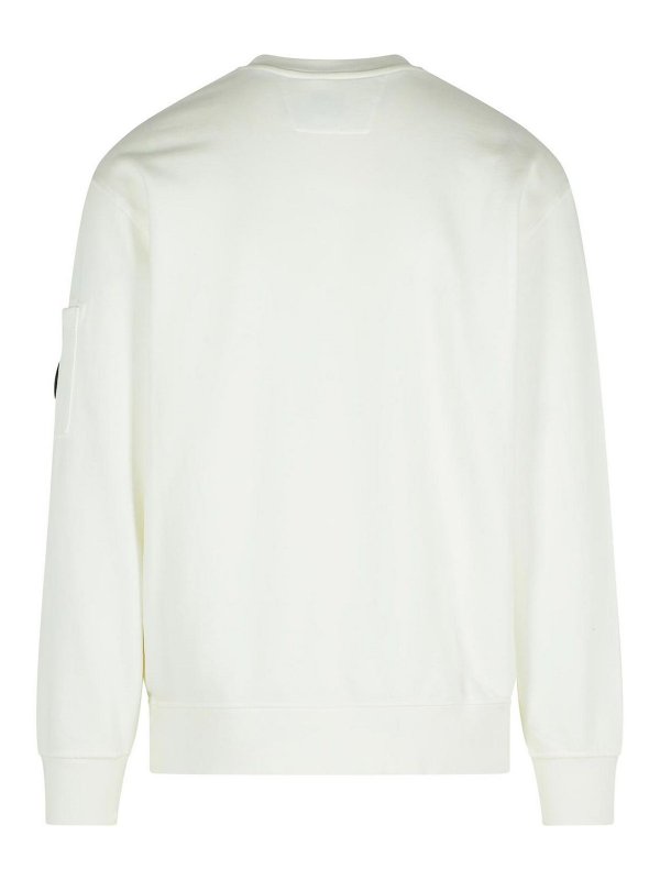 C.P. COMPANY: Felpe e maglie online - Felpa di cotone bianco