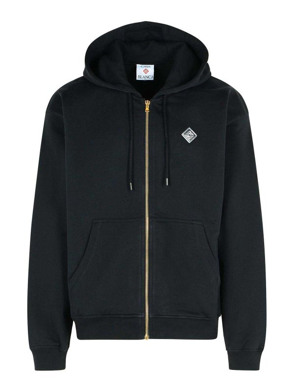 CASABLANCA: スウェット＆セーター - スウェットシャツ/セーター - 黒