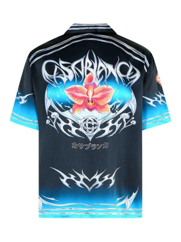 CASABLANCA: camicie online - Camicia di seta nera