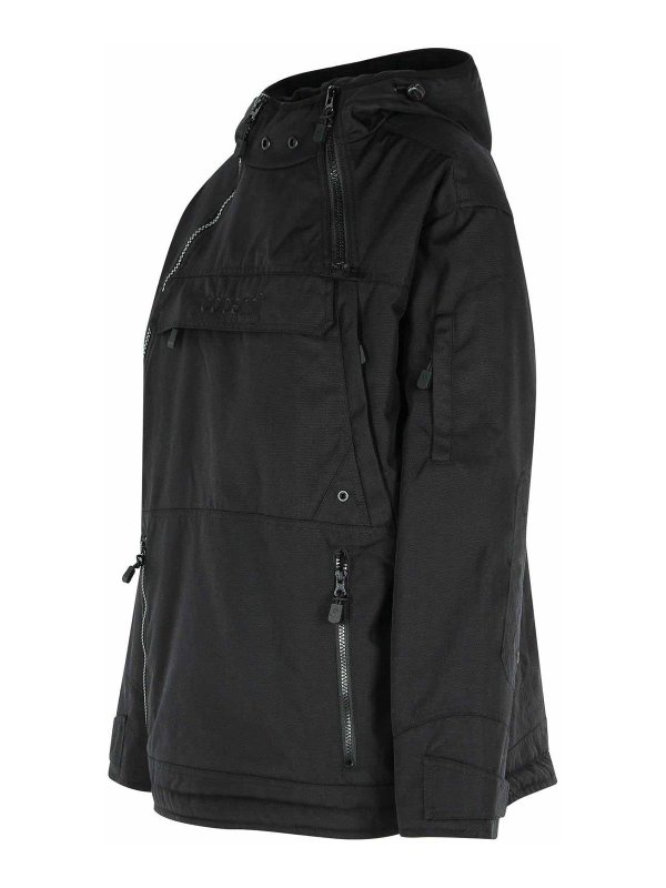 The Best Shops COPERNI: casual jackets - Asymmetric Black Polyamide Jacket