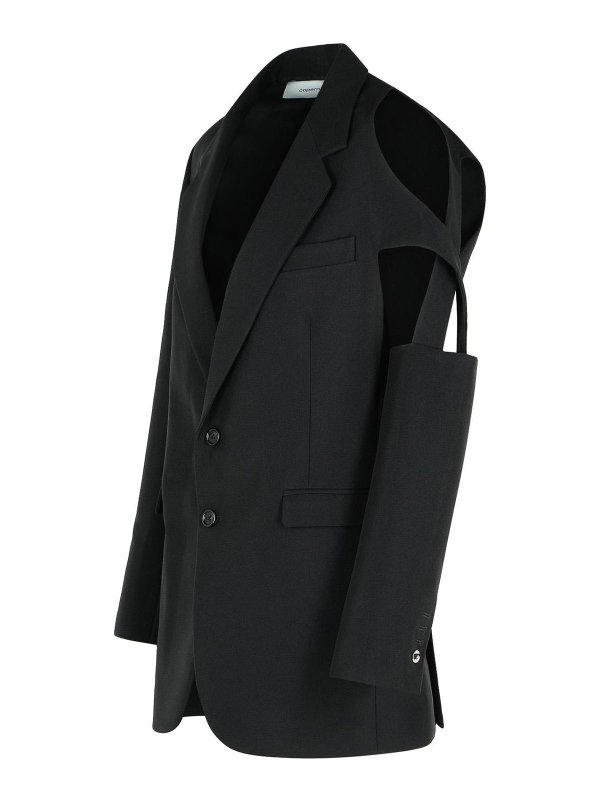 The Best Shops COPERNI: blazers - Black Polyester Blazer