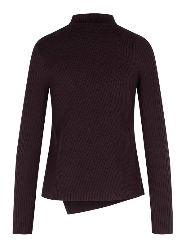 Courreges: クルーネック online - クルーネック - ダークレッド