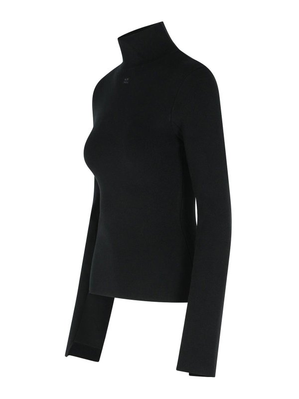 The Best Shops Courreges: クルーネック - クルーネック - 黒