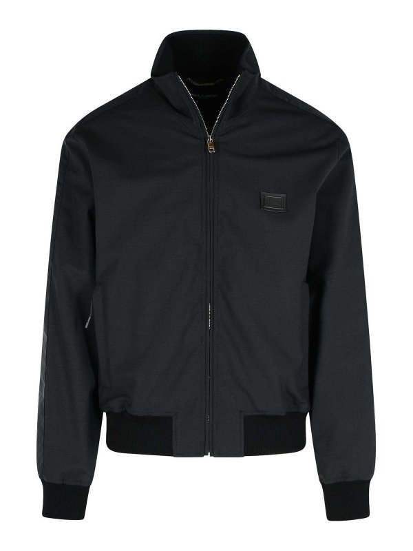 DOLCE & GABBANA: Bomberjacken - Bomberjacke - Schwarz