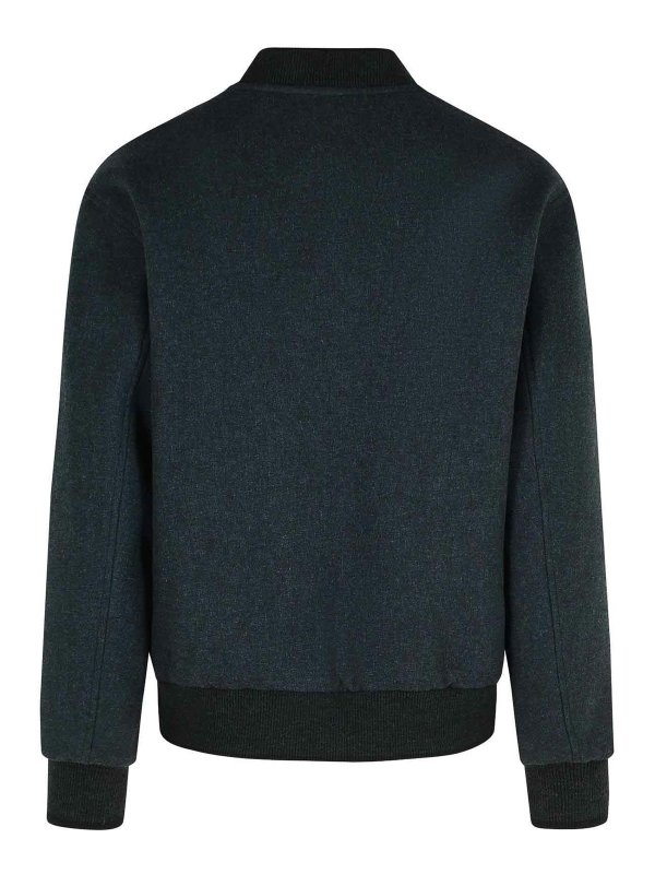 DRIES VAN NOTEN: bombers online - Volker Reversible Black Cotton Blend Jacket