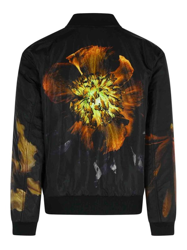 The Best Shops DRIES VAN NOTEN: Volker Reversible Black Cotton Blend Jacket