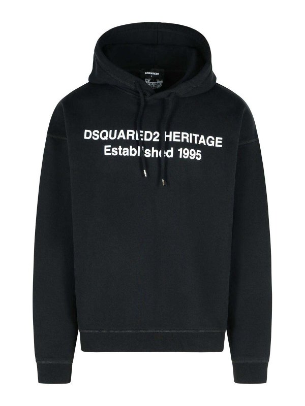 DSQUARED2: スウェット＆セーター - スウェットシャツ/セーター - 黒