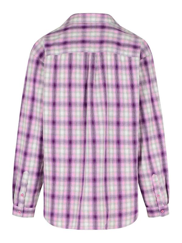 ERL: camicie online - Camicia di cotone viola