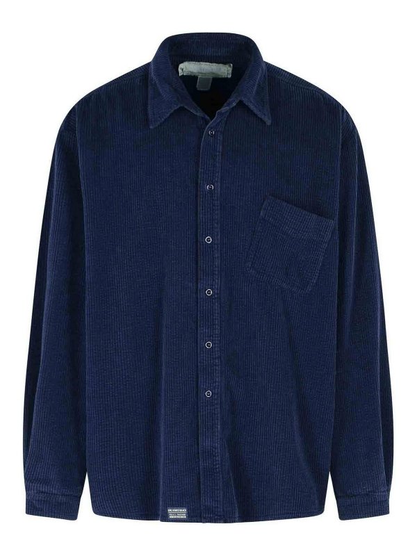 ERL: shirts - Blue Cotton Shirt