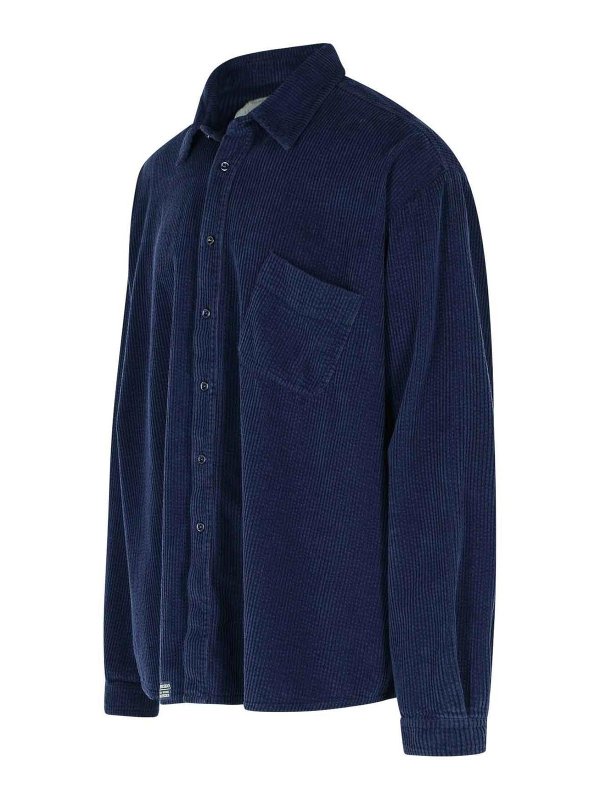 The Best Shops ERL: shirts - Blue Cotton Shirt