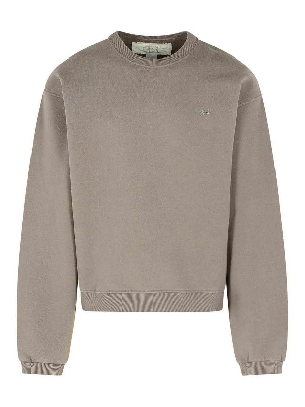 ERL: Sweatshirts & Sweaters - Taupe Cotton Sweatshirt