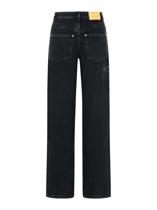 ISABEL MARANT: jeans dritti, a sigaretta online - Pantaloni in denim benestante