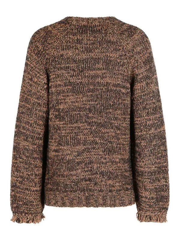 LANEUS: クルーネック online - クルーネック - ブラウン