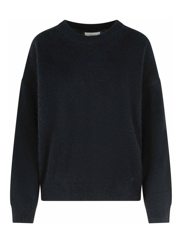 LOULOU STUDIO: クルーネック - クルーネック - 黒