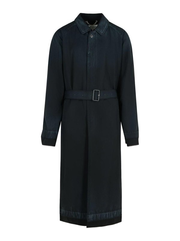Maison Margiela: Trenchcoats - Trenchcoat - Schwarz