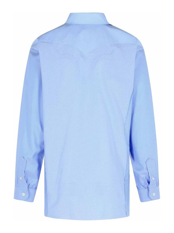 Maison Margiela: シャツ online - シャツ - ライトブルー
