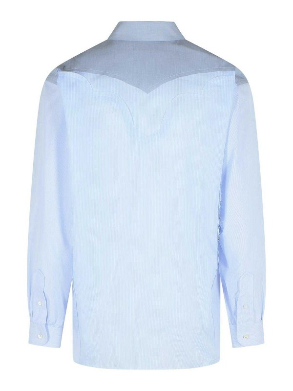 Maison Margiela: シャツ online - シャツ - ライトブルー