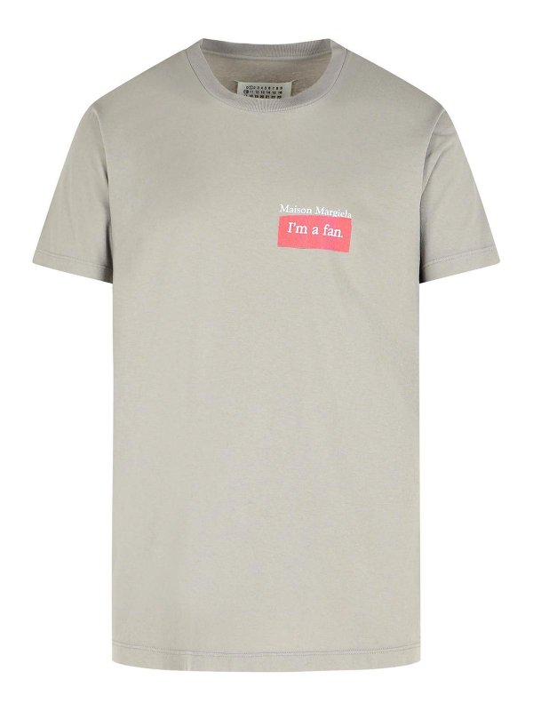 Maison Margiela: Camisetas - Camiseta - Gris