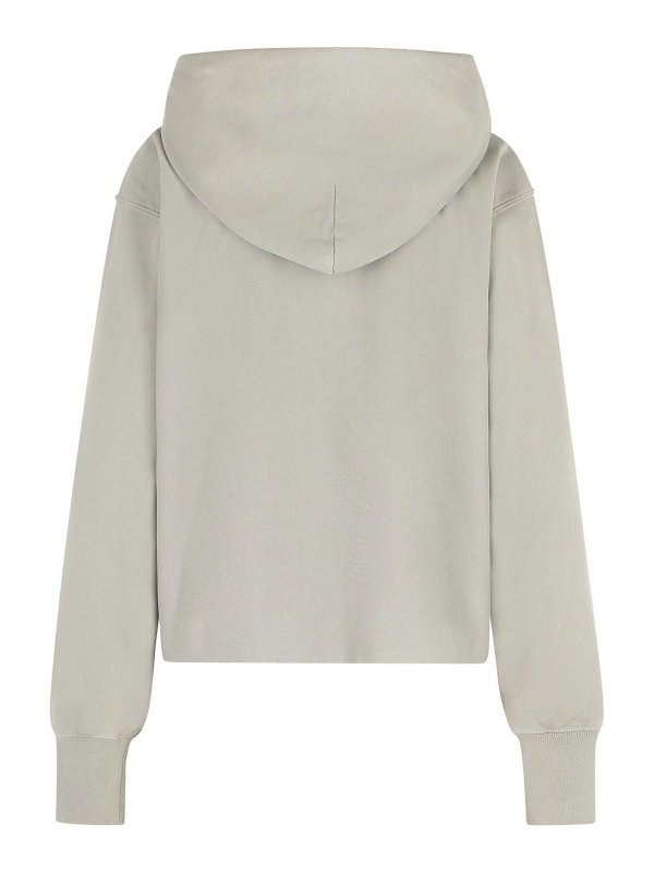 Maison Margiela: Sweatshirts & Sweaters online - Beige Cotton Hoodie