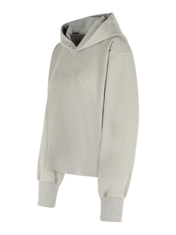 The Best Shops Maison Margiela: Sweatshirts & Sweaters - Beige Cotton Hoodie