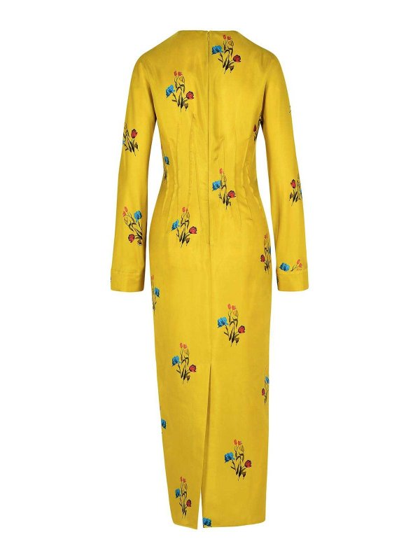 Marni: costumi interi online - Abito di seta senape