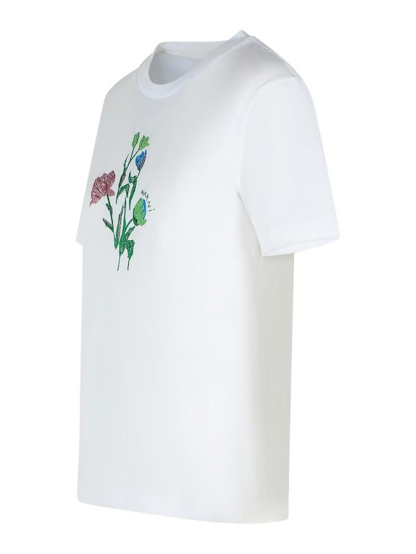 The Best Shops Marni: T-shirts - T-Shirt - Weiß