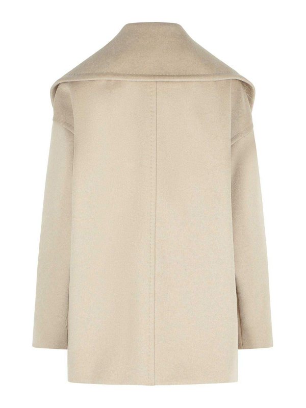Max Mara: short coats online - Mario Beige Cashmere Jacket