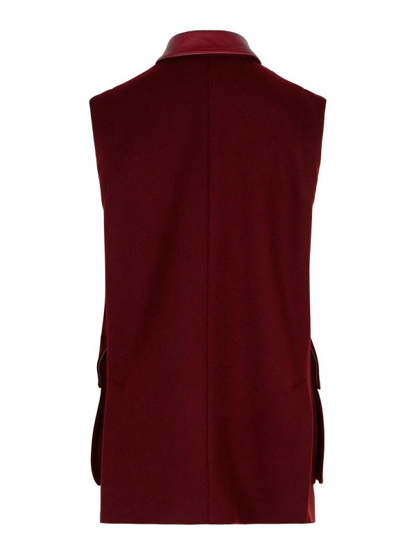 Max Mara: vests online - Aeroso 1234 Long Vest In Alpaca And Cachemire