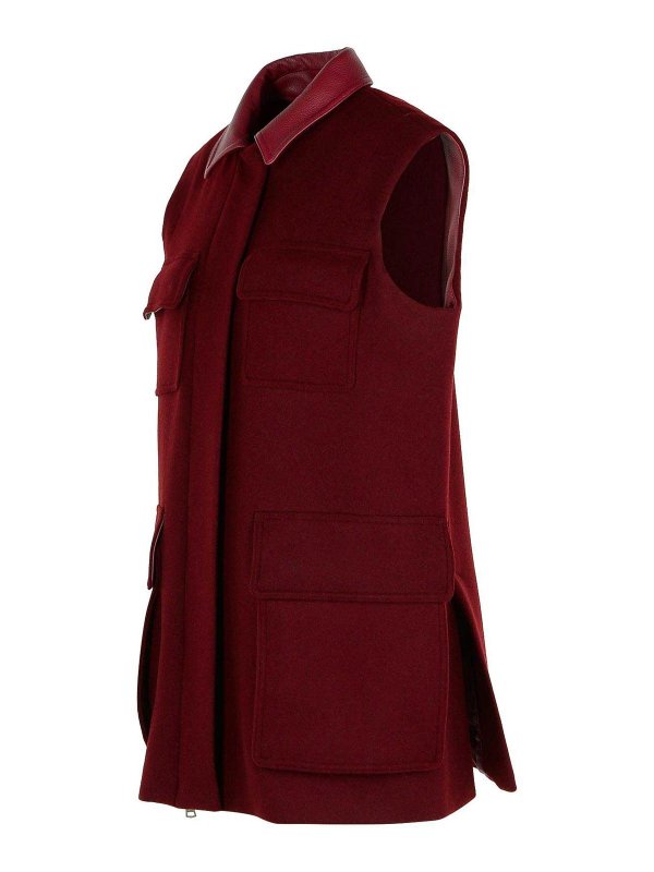 The Best Shops Max Mara: vests - Aeroso 1234 Long Vest In Alpaca And Cachemire