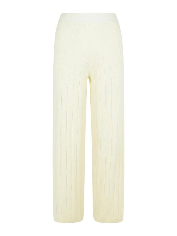 Max Mara: カジュアルトラウザー - カジュアルパンツ - 白